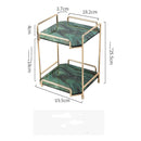 Nordic Ins Wind Cosmetic Storage Rack Skin Care Products Perfume Finishing Rack Bathroom Dressing Table Metal Bedroom