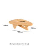 Customized Wooden Table Shelf Perfume Cup Skin Care Products Wooden Storage Rack Home Solid Wood Display Stand